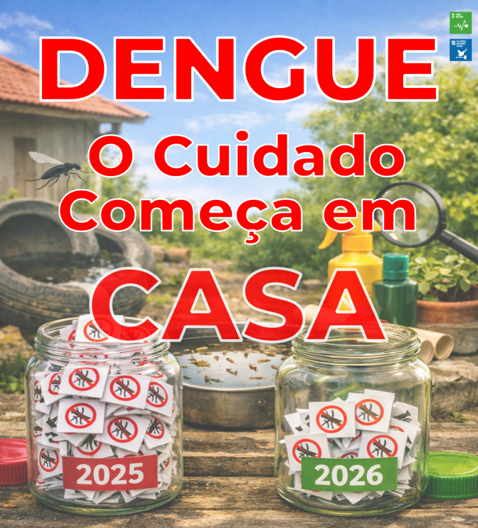 DENGUE: A PREVENÇÃO COMEÇA DENTRO DE CASA
