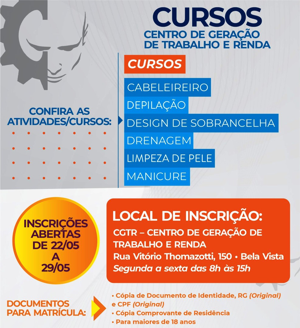 CURSOS – CENTRO DE GERAÇÃO DE TRABALHO E RENDA