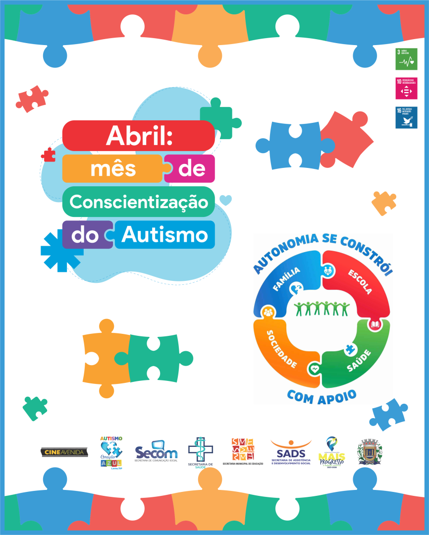 ABRIL AZUL 2026 – MÊS DE CONSCIENTIZAÇÃO SOBRE O AUTISMO