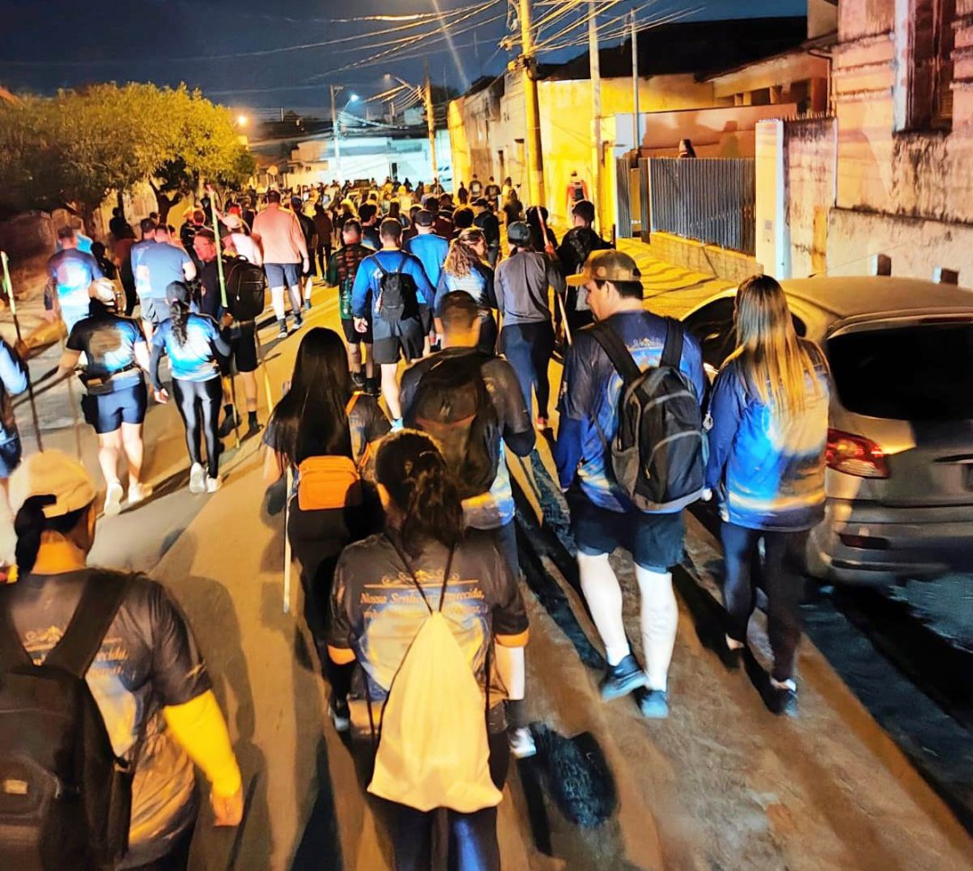 11ª EDIÇÃO DA CAMINHADA DA FÉ FOI UM SUCESSO E TEVE RECORDE DE PARTICIPANTES