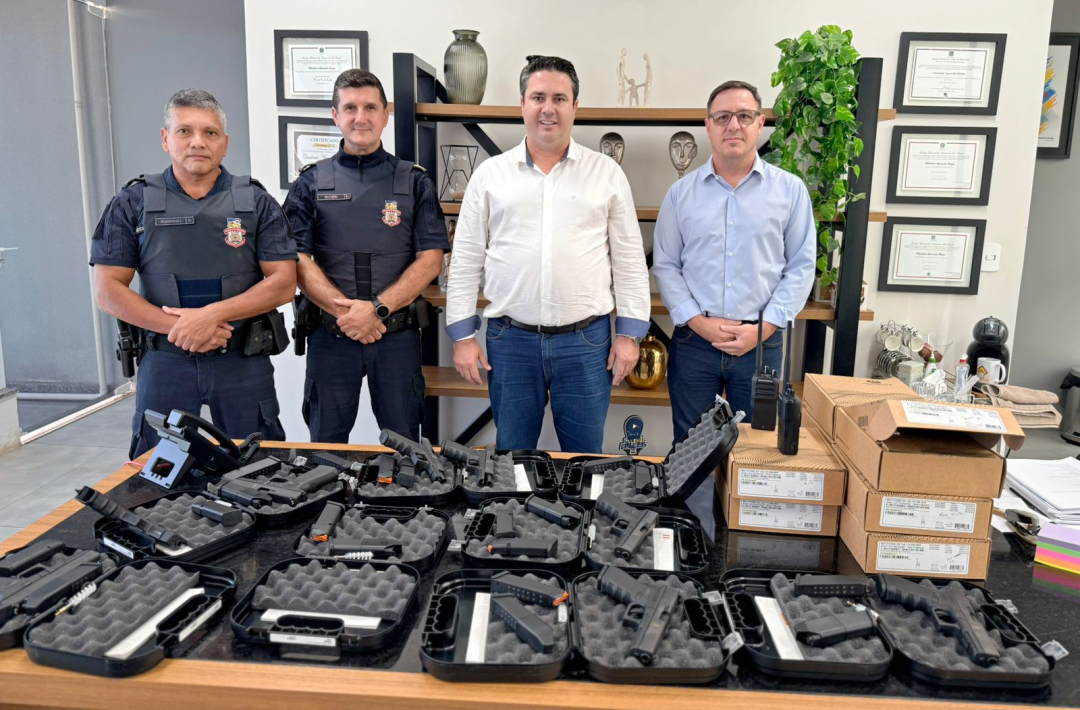 GUARDA CIVIL DE LEME RECEBE NOVOS EQUIPAMENTOS E TERÁ REFORÇO NO EFETIVO