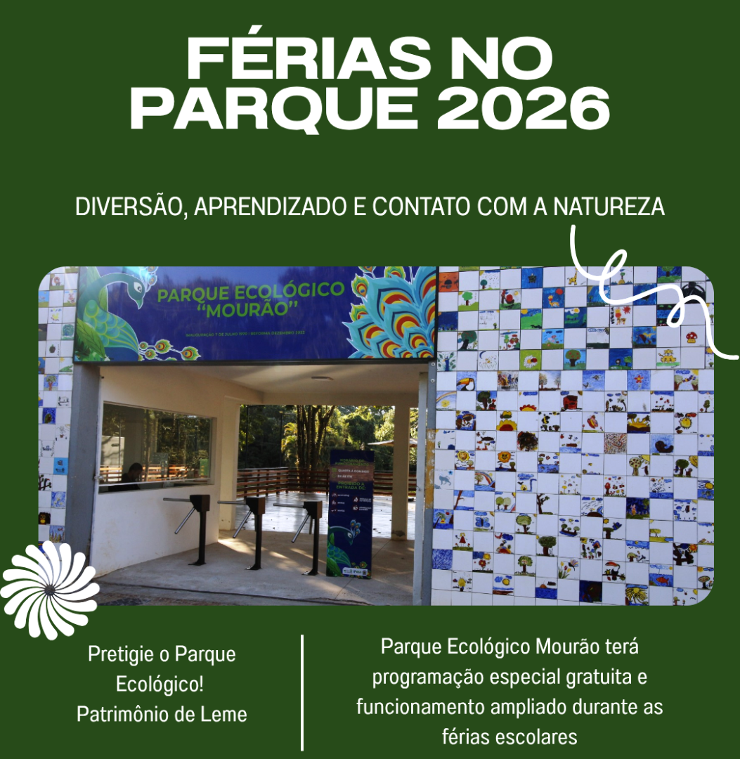 FÉRIAS NO PARQUE 2026 PROMETE DIVERSÃO, APRENDIZADO E CONTATO COM A NATUREZA DURANTE TODO O MÊS DE JULHO