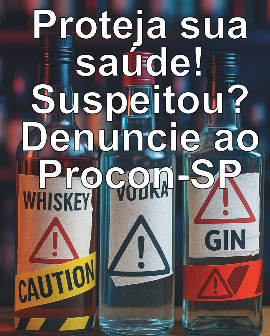 PROCON-SP CRIA CANAL PARA DENÚNCIAS DE BEBIDAS SUSPEITAS DE ADULTERAÇÃO
