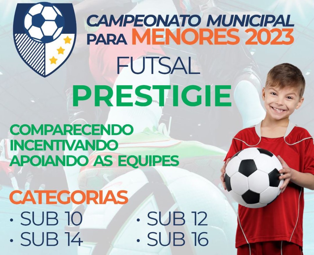 Futsal Infantil – Jogos de 1 a 7 de fevereiro de 2023