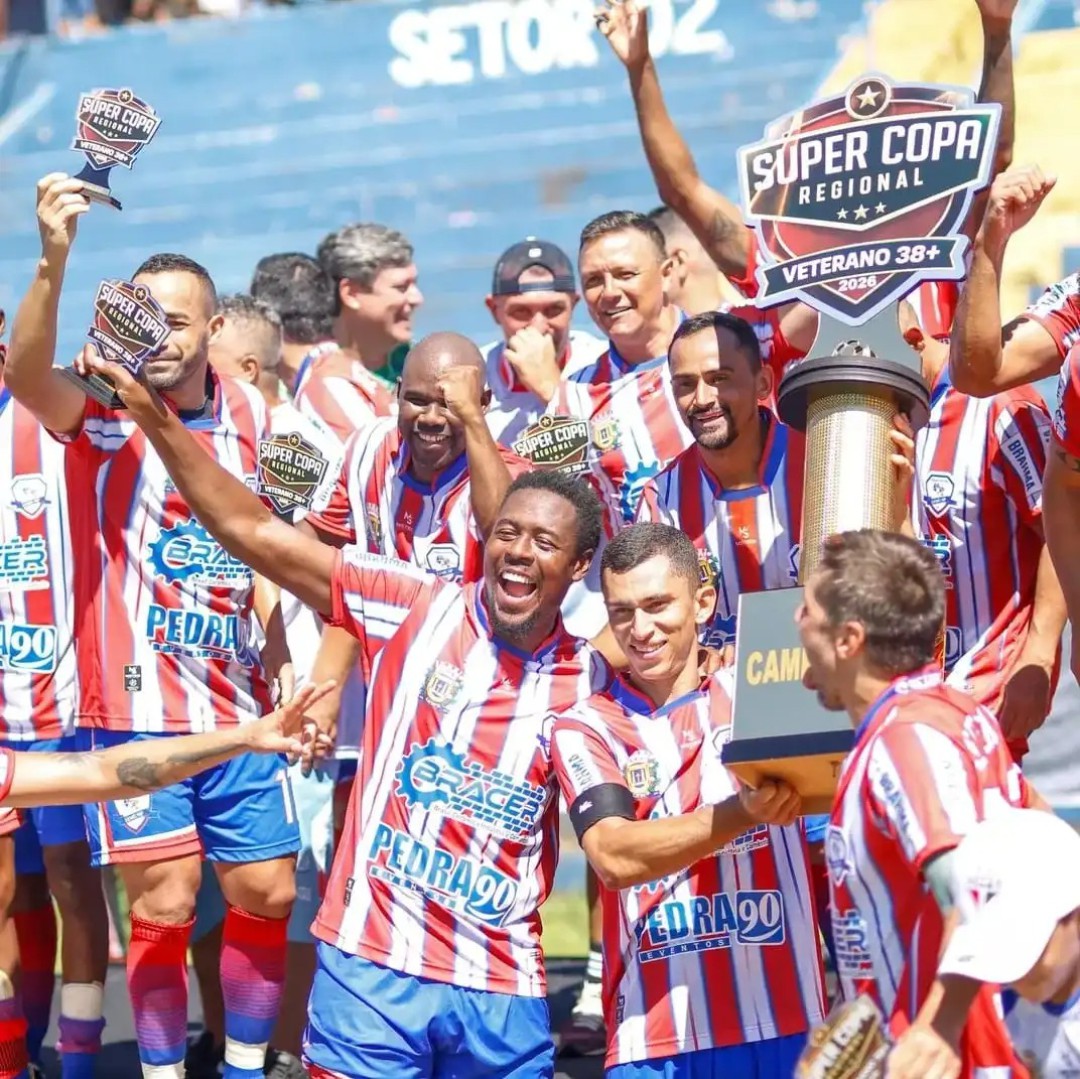 VETERANOS FC DE LEME CONQUISTA A SUPER COPA REGIONAL DE FUTEBOL AMADOR 38+