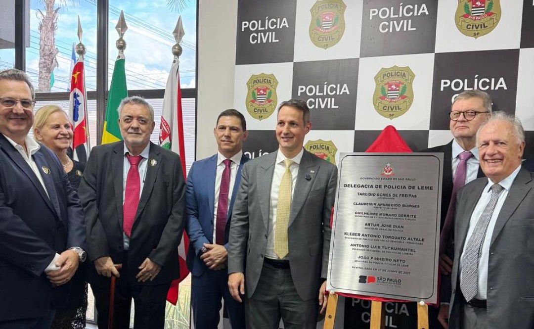 INAUGURAÇÃO DA NOVA DELEGACIA DE POLÍCIA CIVIL DE LEME