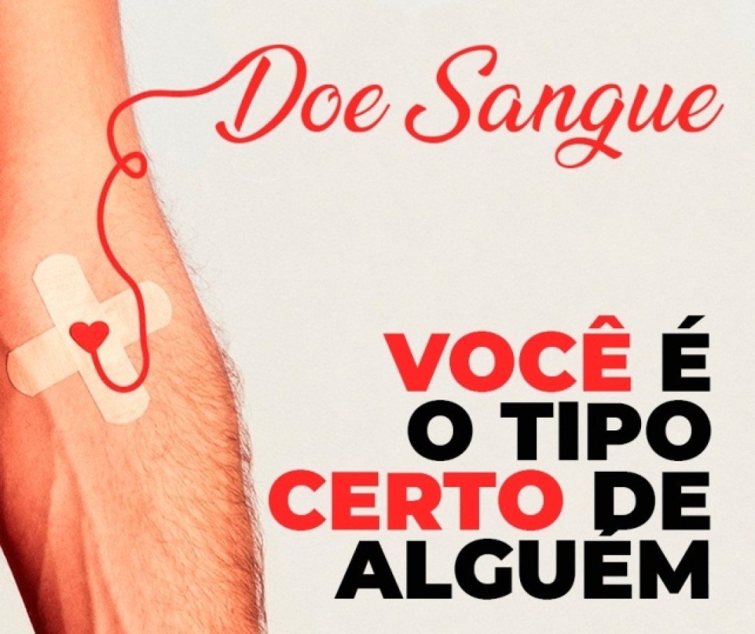 Etapa “2” do calendário de doação de sangue será realizada no dia 20 de abril