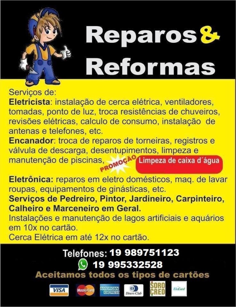 Reparos e Reformas - Calhas e Telhados