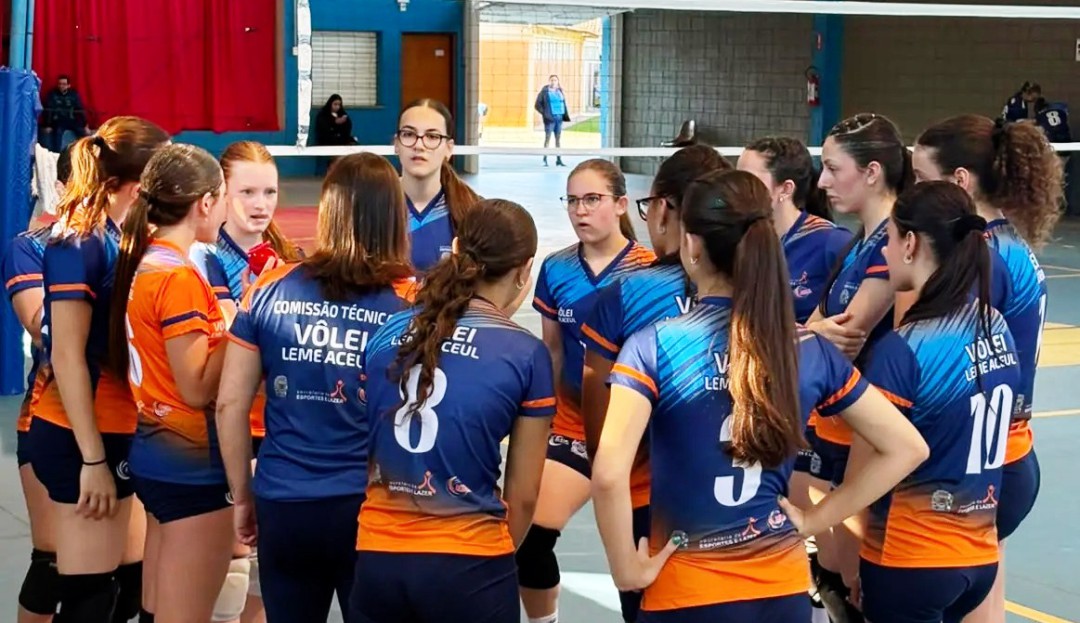 VÔLEI FEMININO LEME/ACEUL ENCERRA PARTICIPAÇÃO NAS OITAVAS DE FINAL DOS JOGOS REGIONAIS