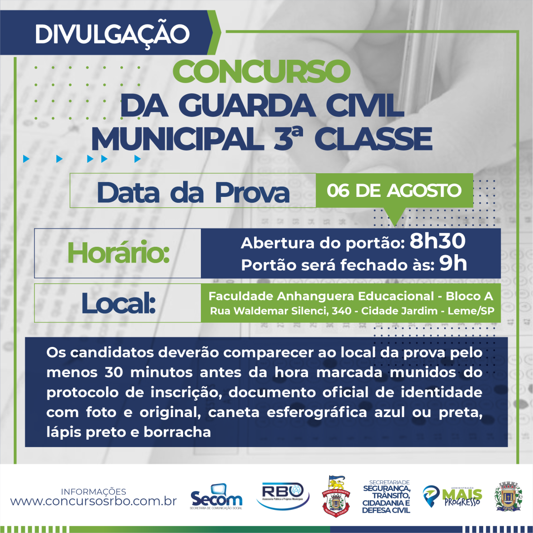 Concurso Guarda Civil Municipal 2023