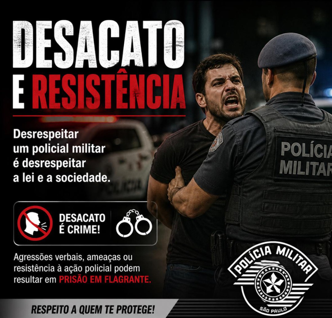 DESACATO/RESISTÊNCIA DE 02/05/2026