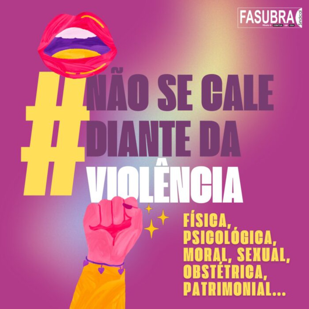 ATENÇÃO: DIGA NÃO À VIOLÊNCIA CONTRA AS MULHERES