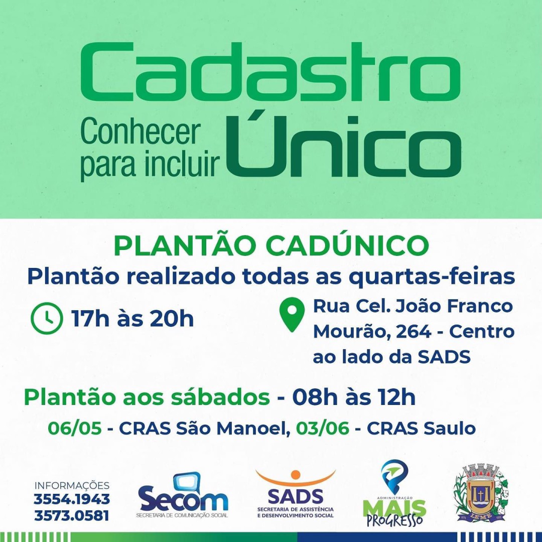 Plantão Cadúnico