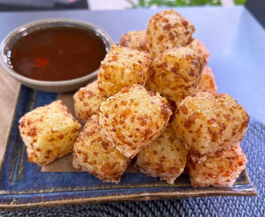 DADINHO DE TAPIOCA COM QUEIJO COALHO DO CHEF RODRIGO OLIVEIRA