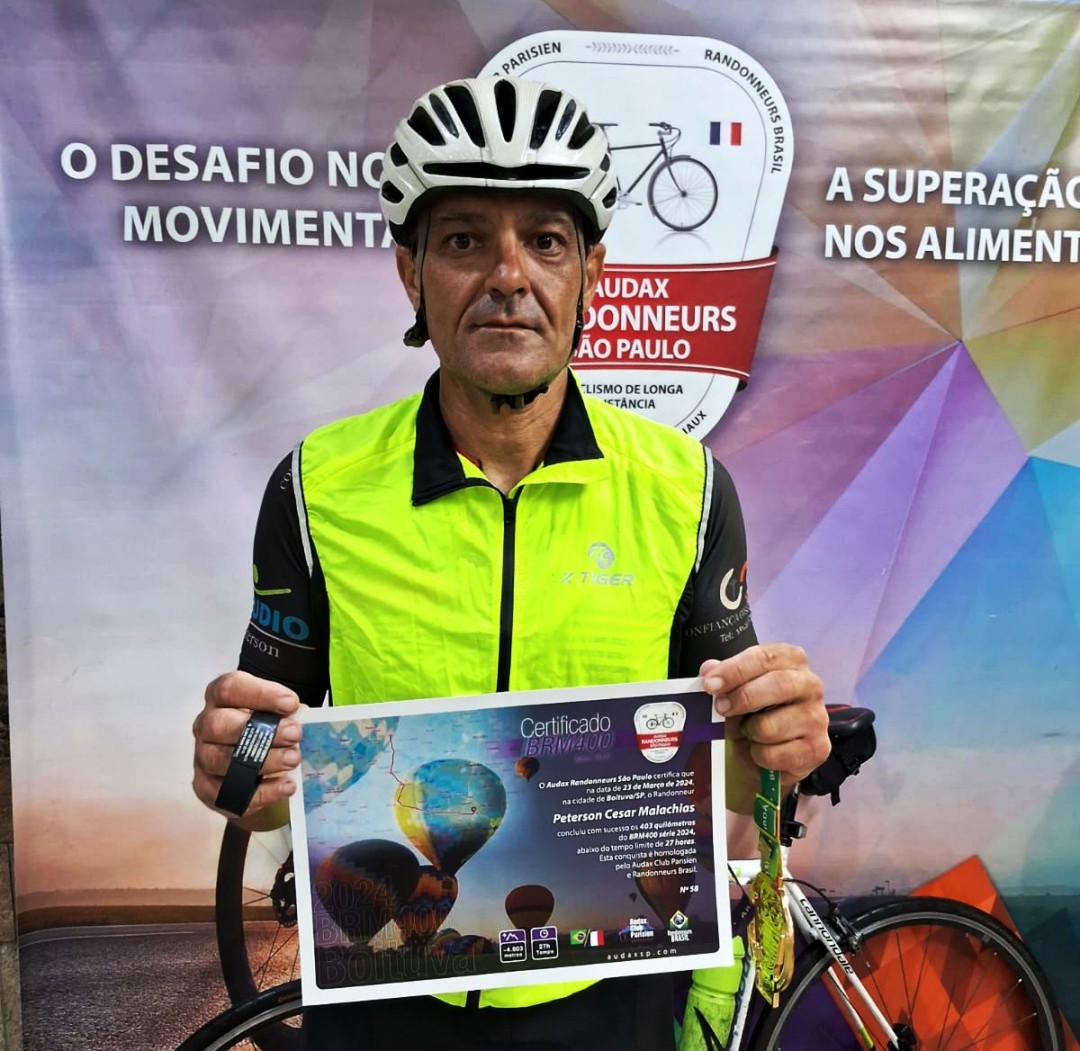 CICLISTA LEMENSE CONQUISTA MELHOR TEMPO EM PROVA DE 400KM