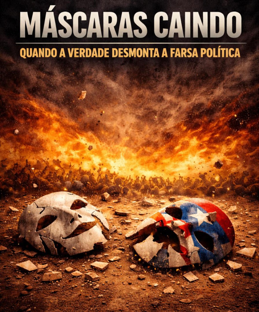 MÁSCARAS CAINDO: QUANDO A VERDADE DESMONTA A FARSA POLÍTICA
