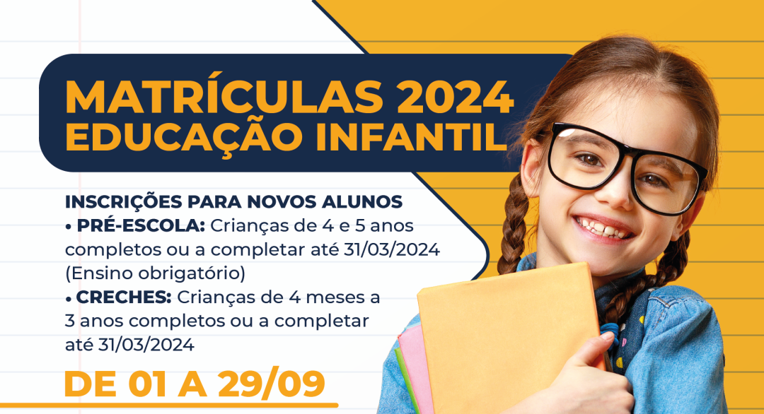 Matrículas 2024 - Ensino Infantil