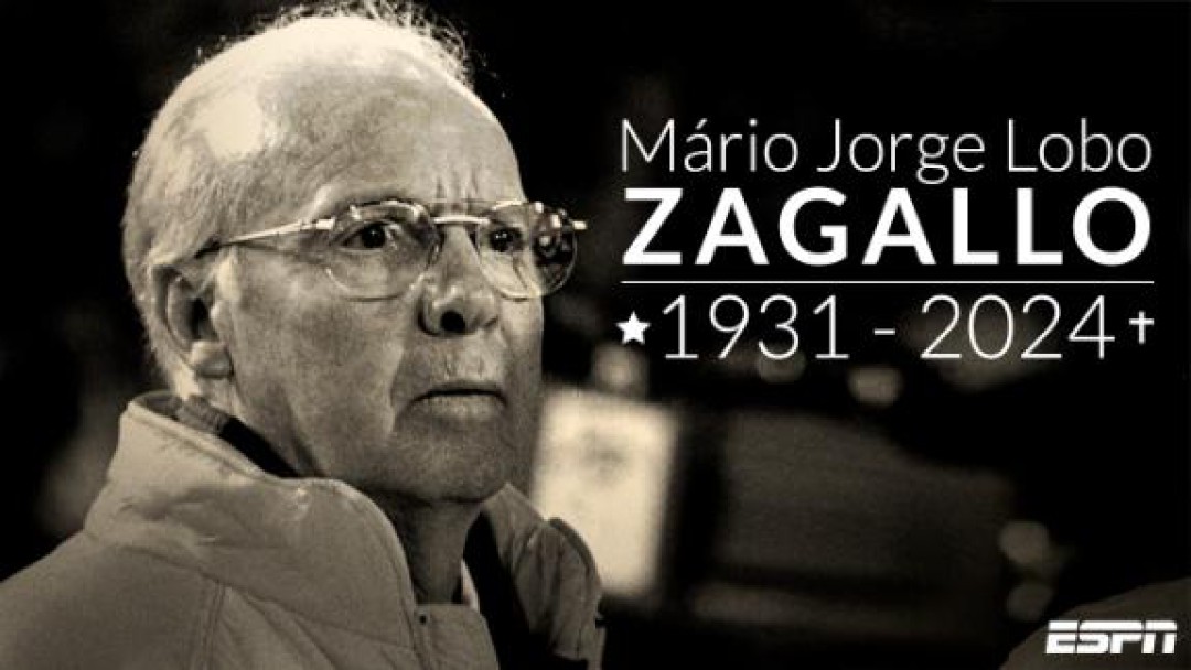 Morre Zagallo, o único tetracampeão mundial de futebol