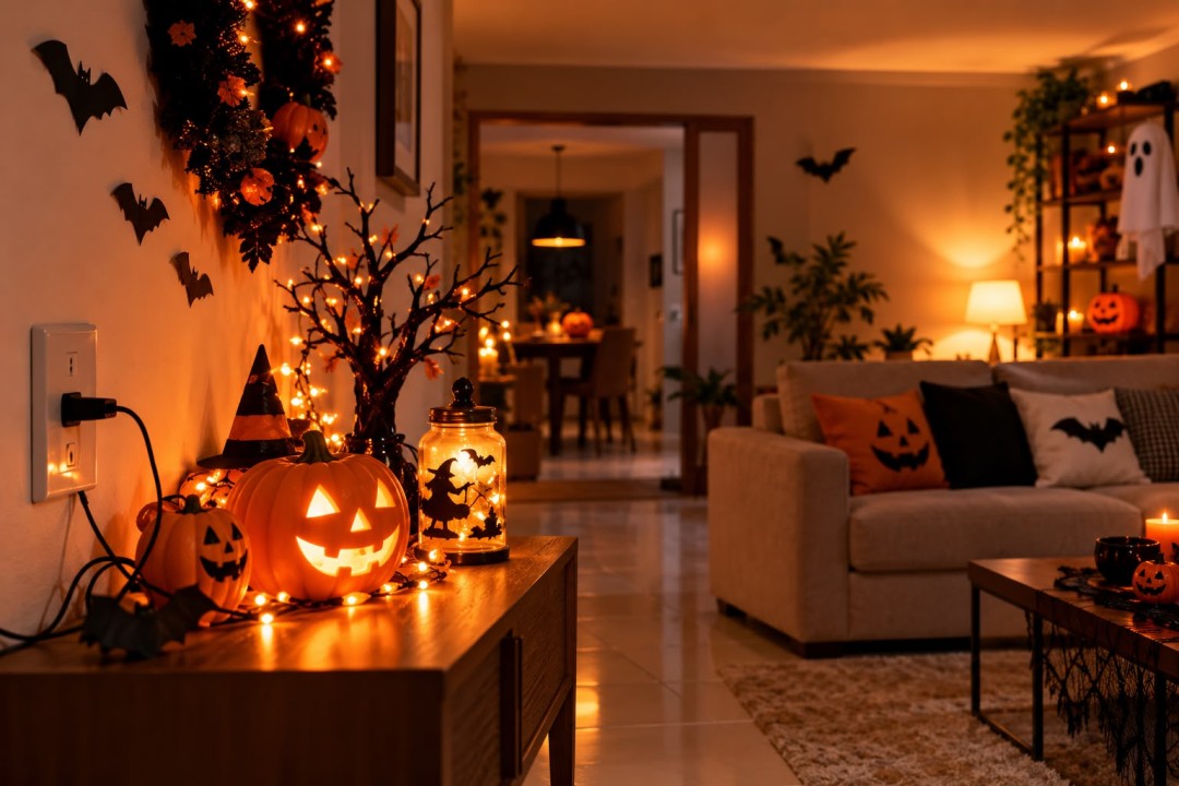 DECORAÇÃO DE HALLOWEEN: CPFL PAULISTA ORIENTA SOBRE SEGURANÇA COM LUZES E ENFEITES EM ÁREAS EXTERNAS