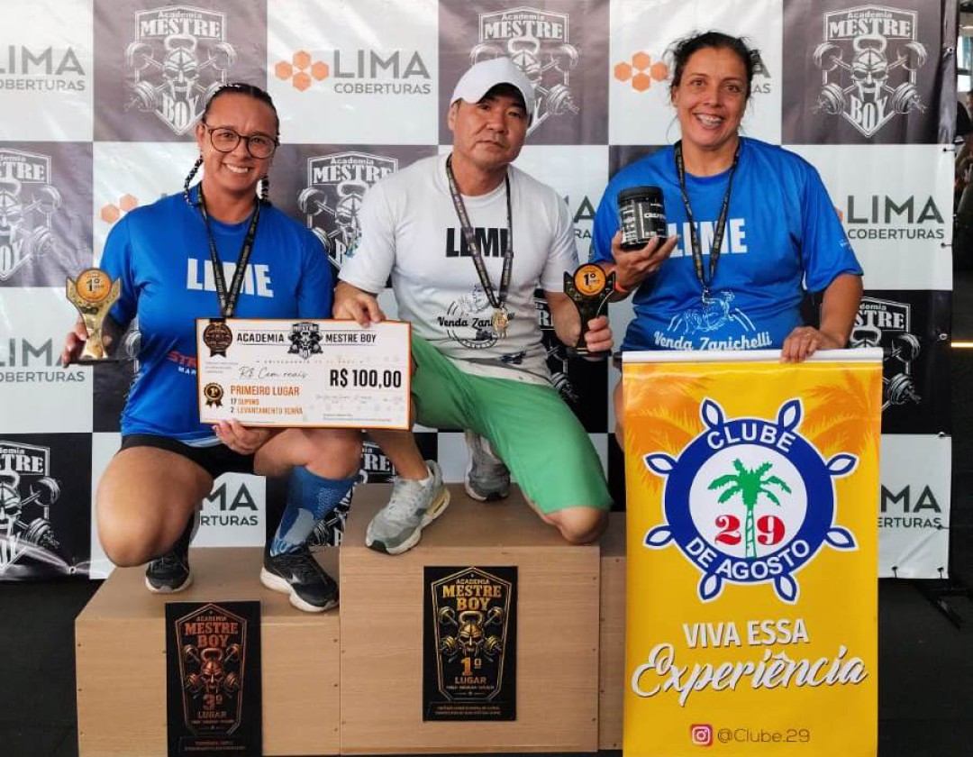 ATLETAS DA EQUIPE ALEF DE LEME BRILHAM EM CAMPEONATO DE SUPINO E TERRA EM SÃO JOSÉ DOS CAMPOS