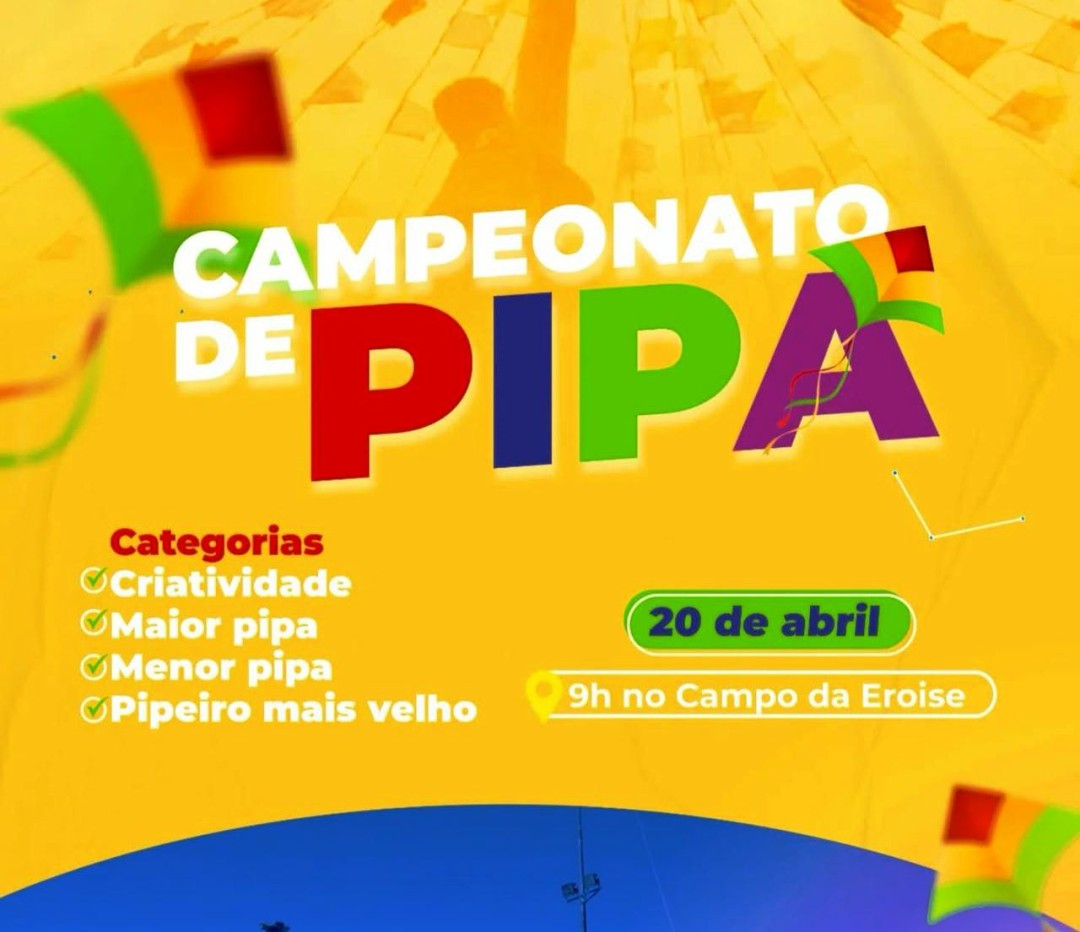 CAMPEONATO DE PIPA & PAU DE SEBO - ESPECIAL DE PÁSCOA – 20 DE ABRIL