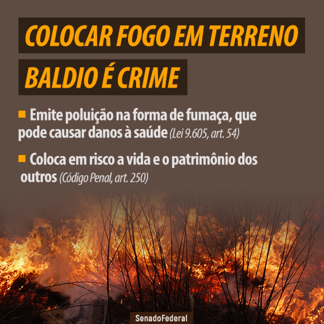 INCÊNDIO CRIMINOSO É CONSIDERADO UM CRIME GRAVE