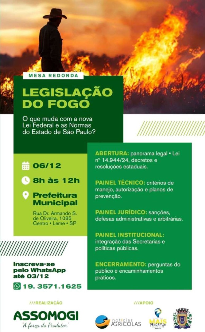ASSOMOGI: MESA REDONDA SOBRE LEGISLAÇÃO DO FOGO