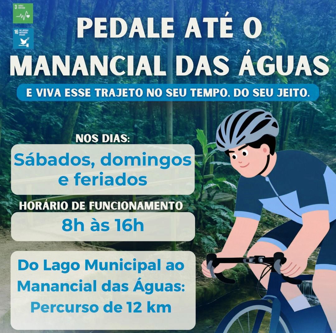 PEDALANDO RUMO AO MANANCIAL DAS ÁGUAS