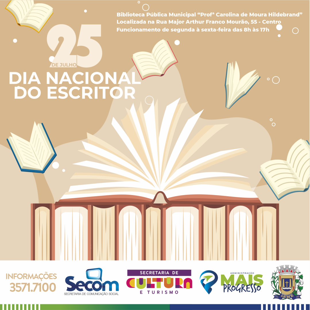 25 de Julho – Dia Nacional do Escritor