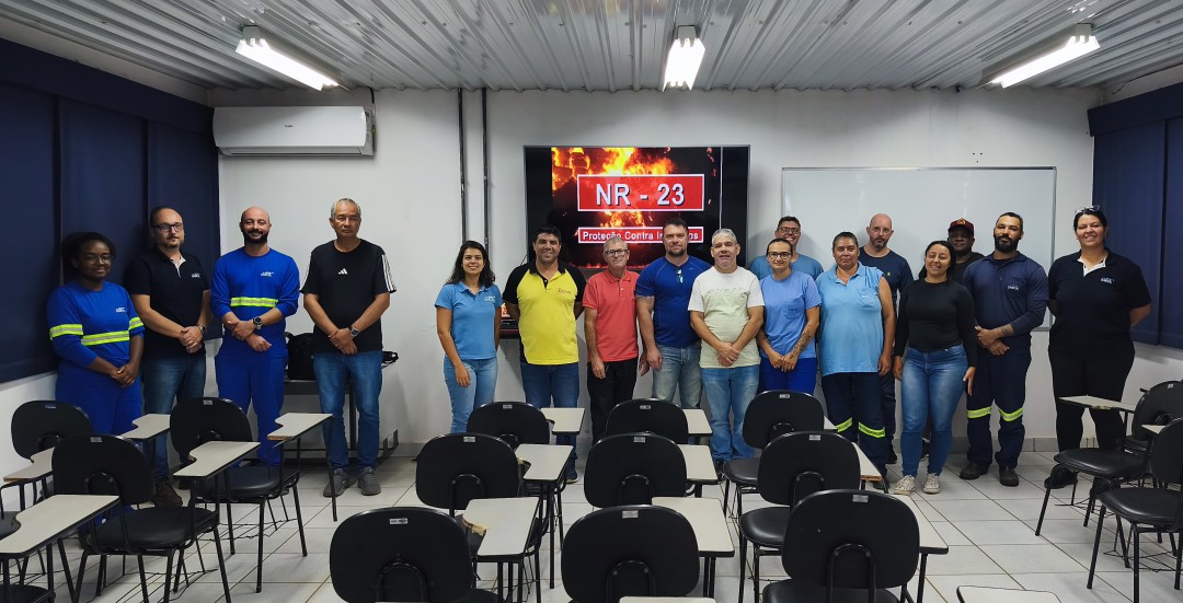 EQUIPES DA ETA PARTICIPAM DE CURSO SOBRE SEGURANÇA DO TRABALHO E EMERGÊNCIA