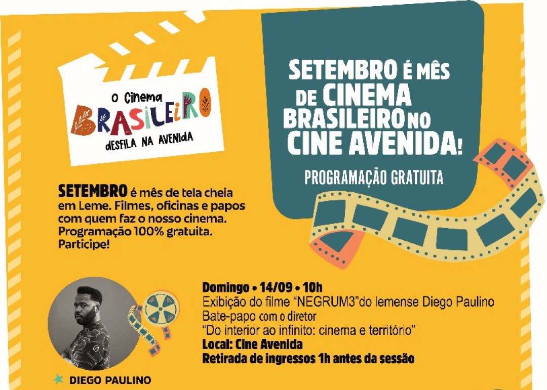 O CINEMA BRASILEIRO CONTINUA SENDO DESTAQUE NA PROGRAMAÇÃO DO CINE AVENIDA