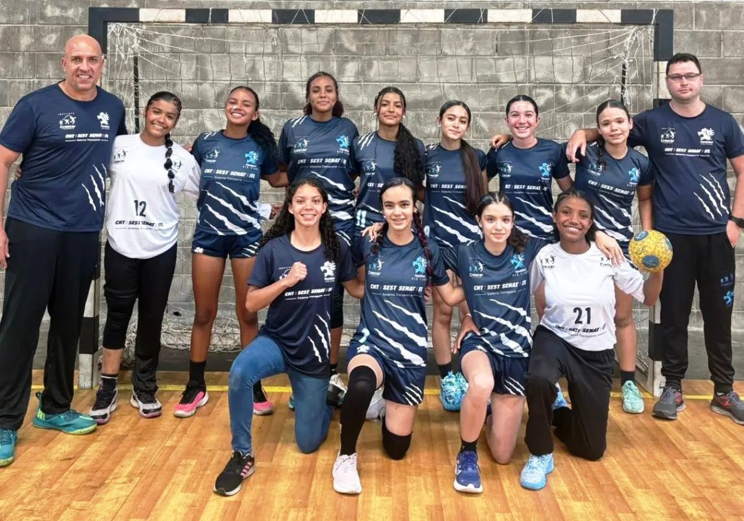 SEST SENAT INSTITUTO CRESCER INICIA CAMINHADA NA LIGA ESTADUAL DE HANDEBOL