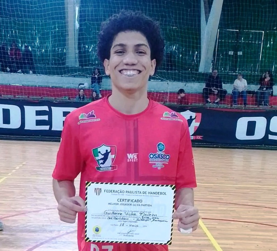 CRIA DE LEME BRILHA NO HANDEBOL PAULISTA E VIRA DESTAQUE EM OSASCO