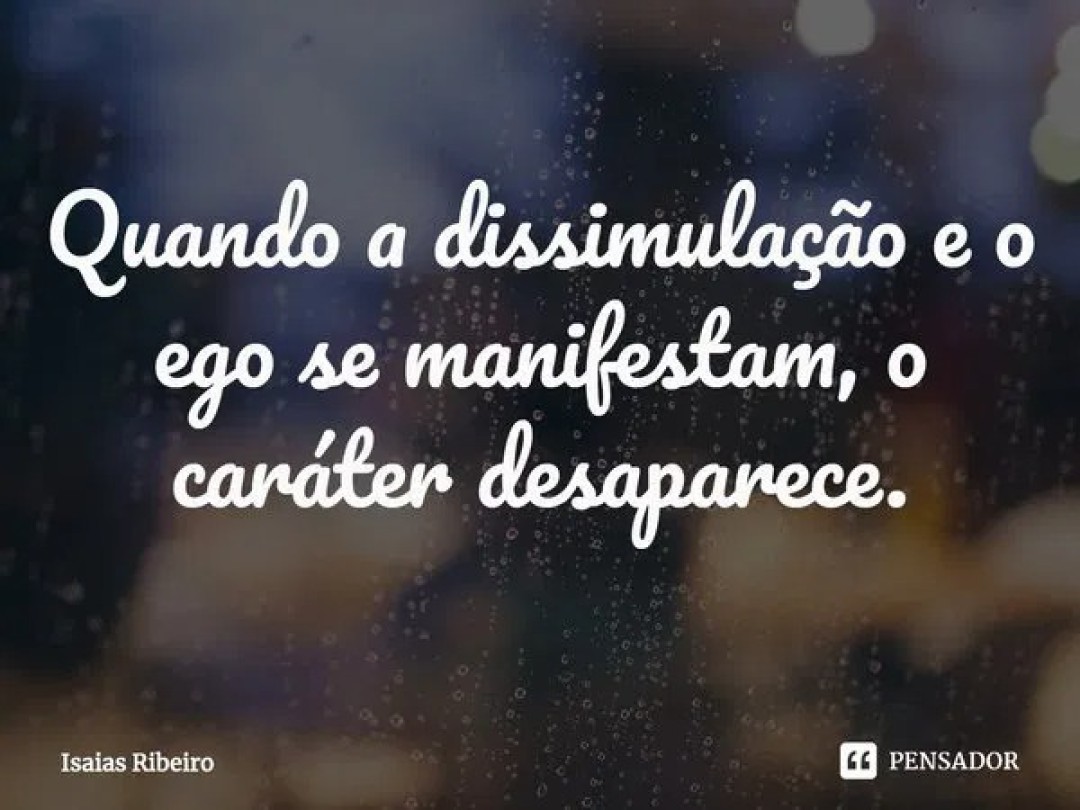 O PERIGO DA DISSIMULAÇÃO SILENCIOSA