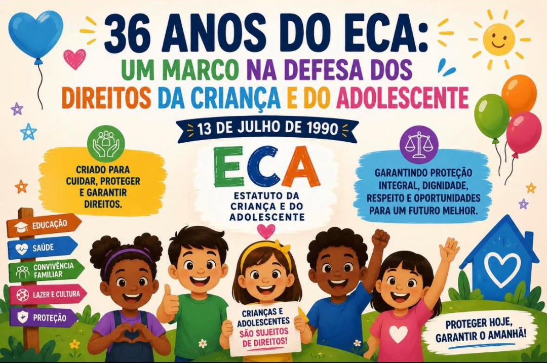 36 ANOS DO ECA - UM MARCO NA DEFESA DOS DIREITOS DA CRIANÇA E DO ADOLESCENTE