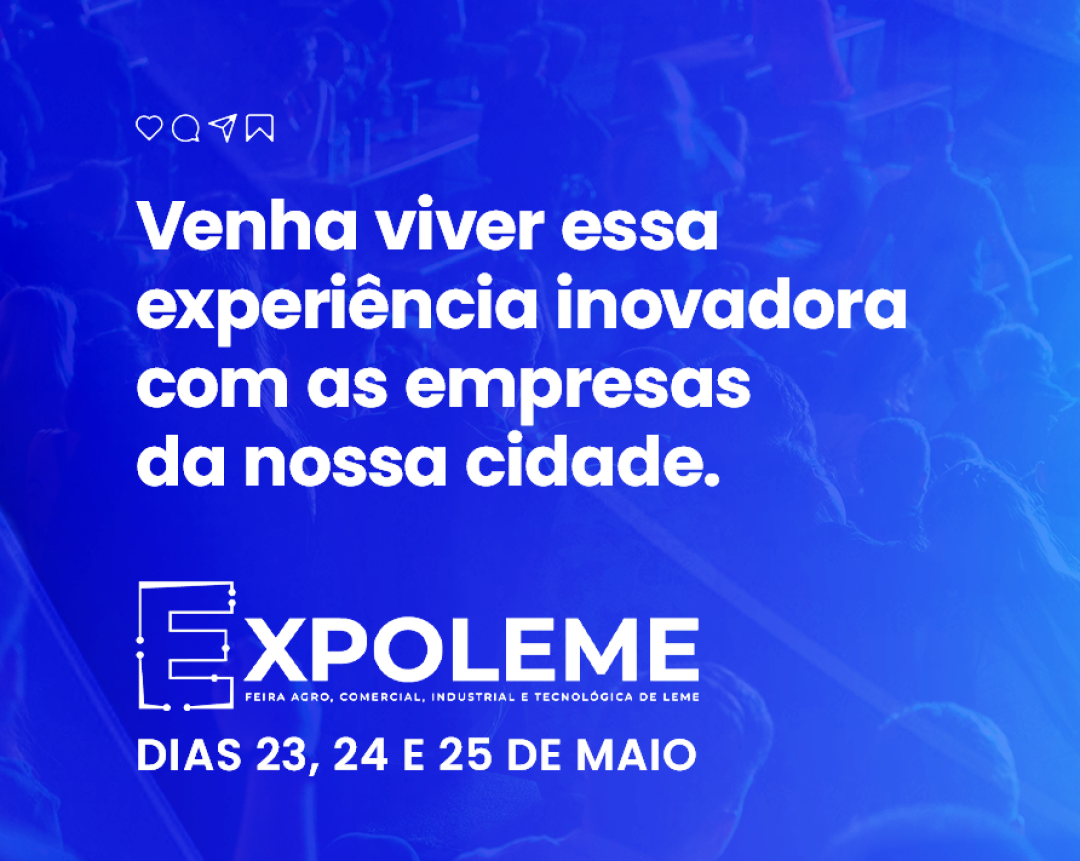 EXPOLEME 2024 - DIAS 23, 24 E 25 DE MAIO