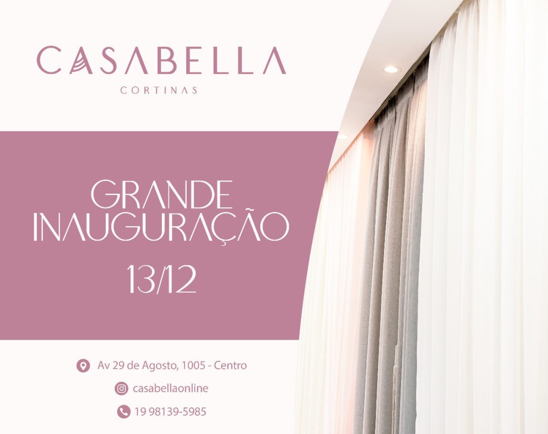 CASABELLA INAUGURA SUA LOJA EM LEME