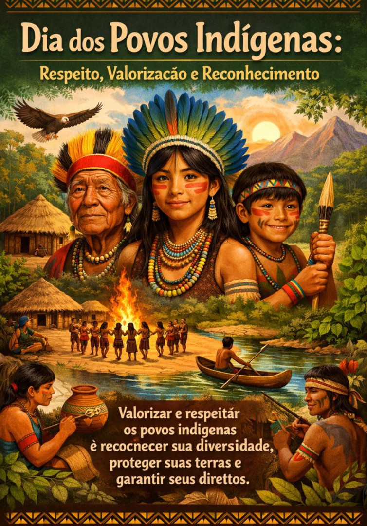 DIA DOS POVOS INDÍGENAS: RESPEITO, VALORIZAÇÃO E RECONHECIMENTO