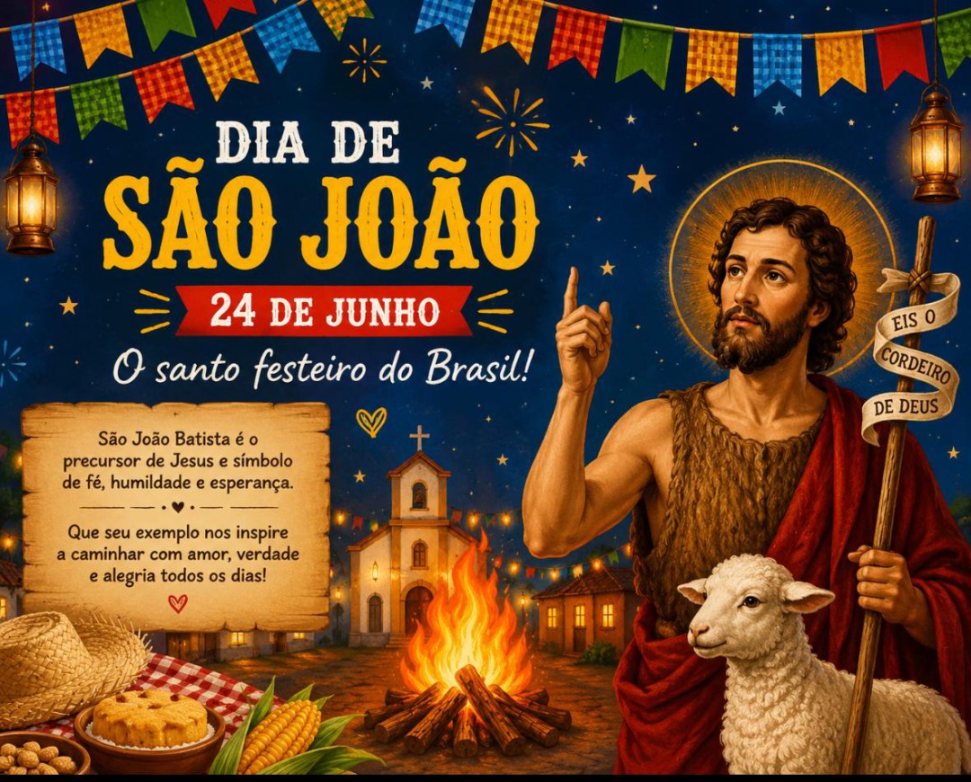 DIA DE SÃO JOÃO - O SANTO FESTEIRO DO BRASIL