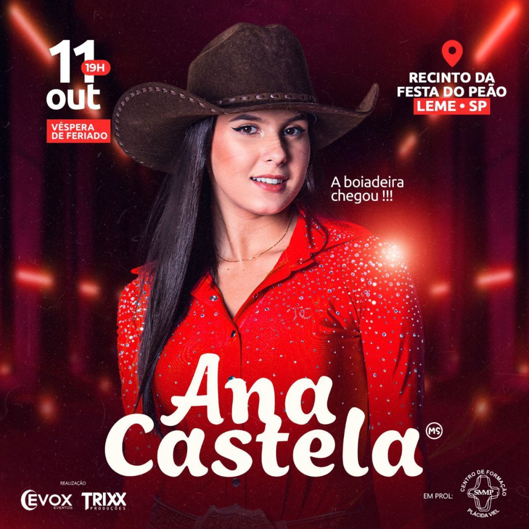 ANA CASTELA - A BOIADEIRA EM LEME