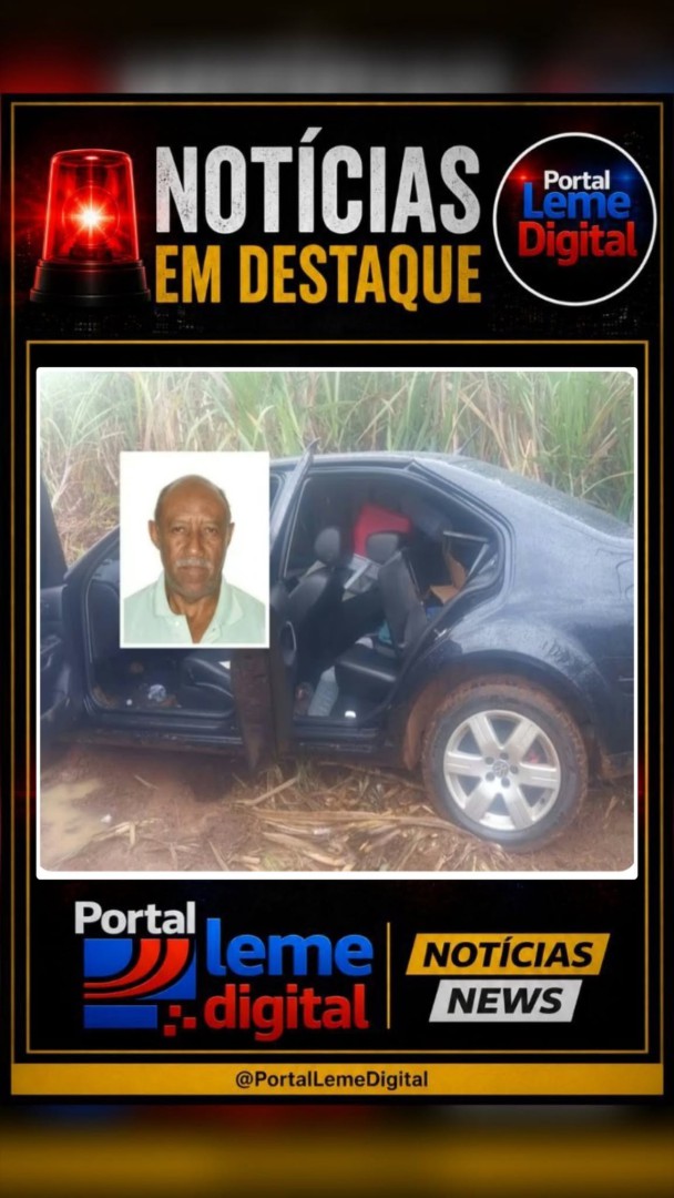 TRATORISTA É PRESO SUSPEITO DE HOMICÍDIO APÓS CORPO SER ENCONTRADO EM CARRO ABANDONADO EM SANTA CRUZ DA CONCEIÇÃO