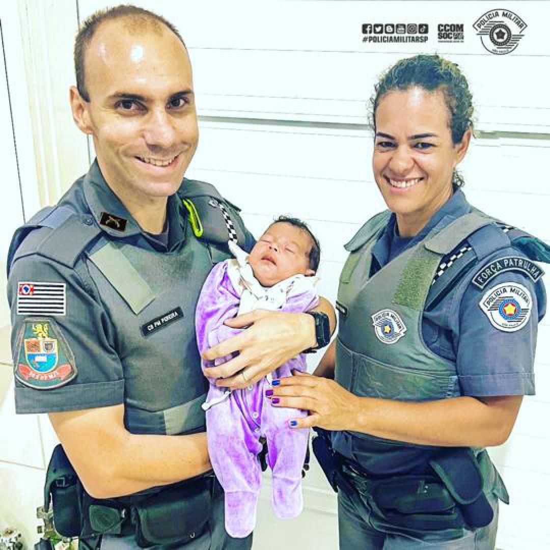 Apoio a ocorrência com bebê engasgado