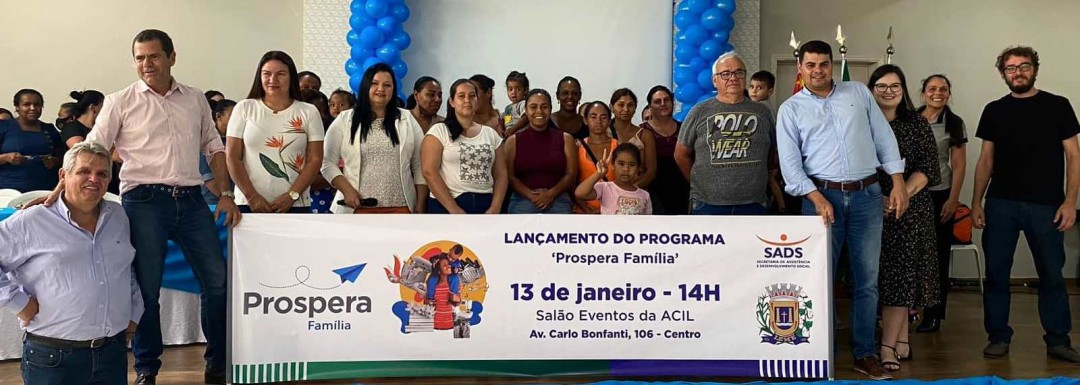 Programa Prospera Família em Leme