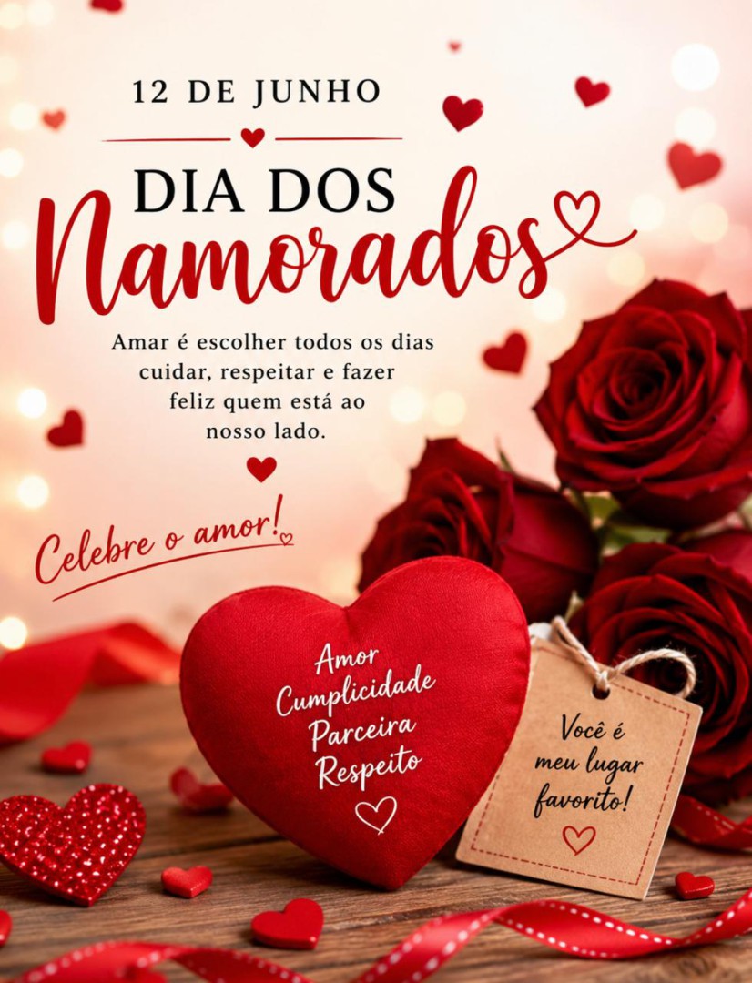 DIA DOS NAMORADOS - CELEBRANDO O AMOR E O COMPANHEIRISMO
