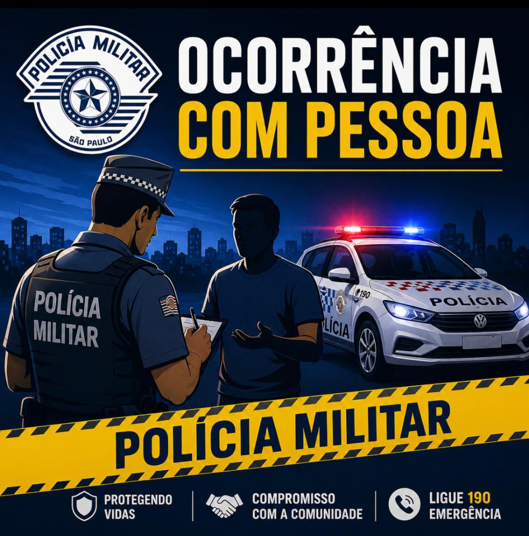OCORRÊNCIA COM PESSOA DE 29/05/2026