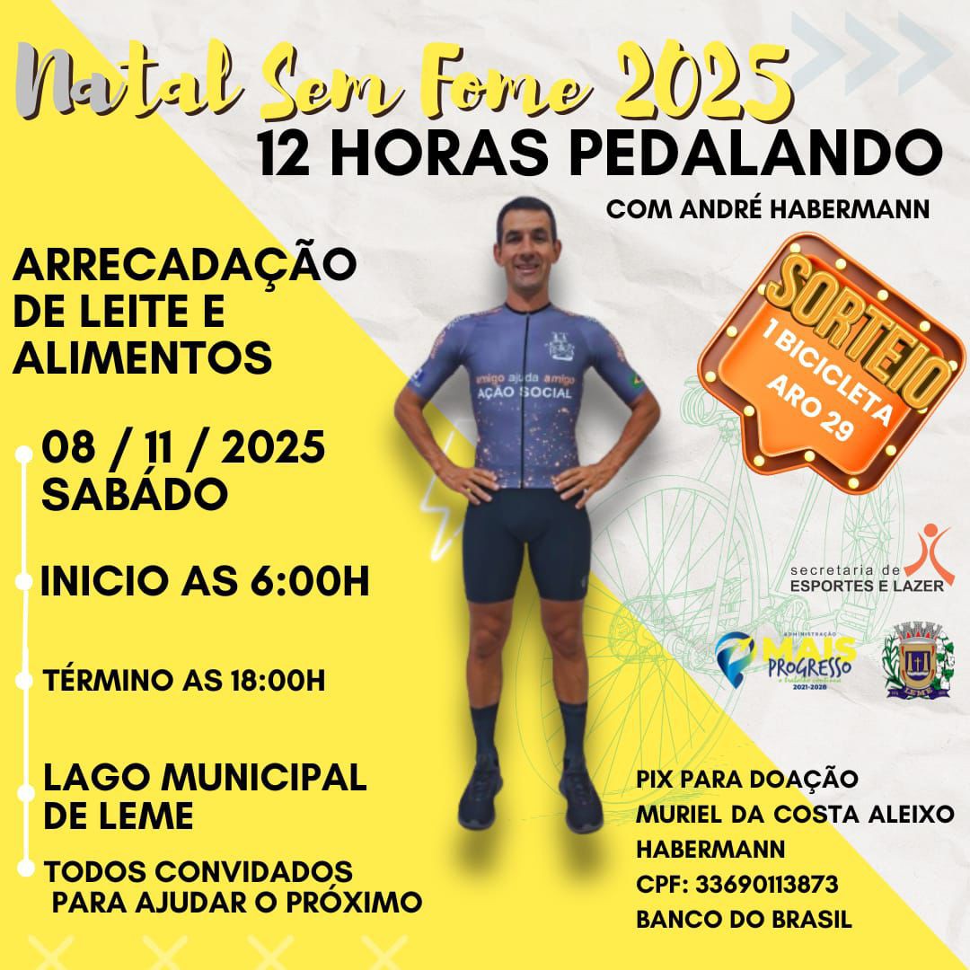 NATAL SEM FOME 2025 – PEDALANDO PELA SOLIDARIEDADE