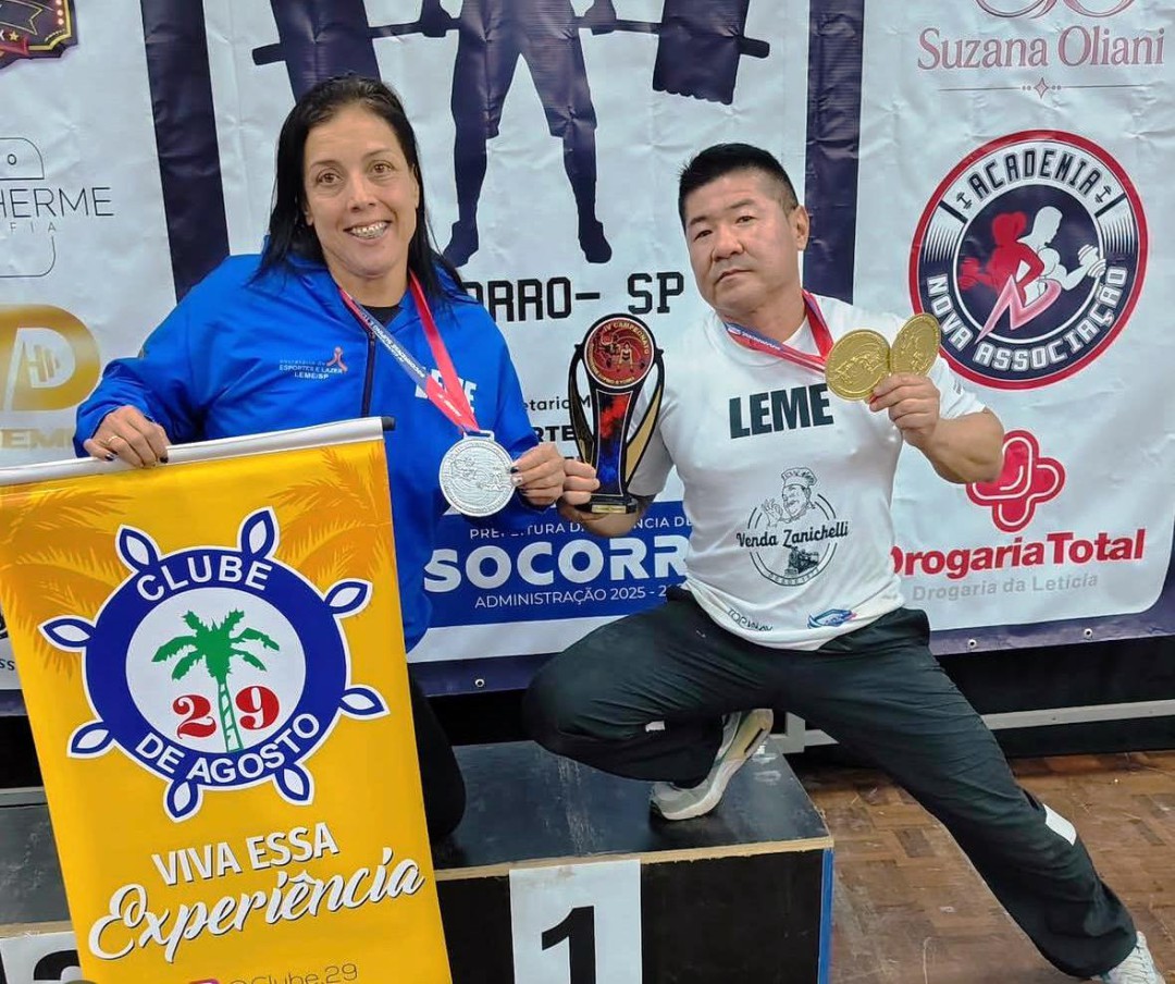 ATLETAS DA A.L.E.F. BRILHAM EM CAMPEONATO DE FORÇA E CONQUISTAM GRANDES TÍTULOS EM SOCORRO