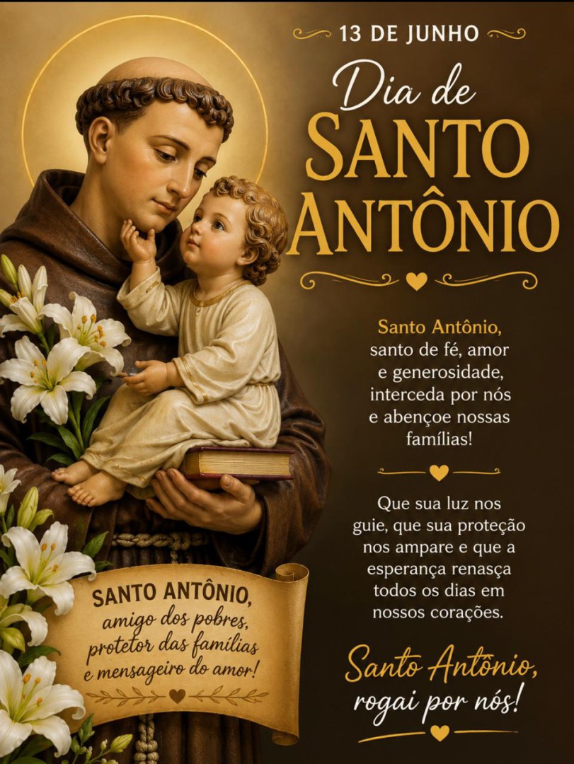 DIA DE SANTO ANTÔNIO: FÉ, TRADIÇÃO E DEVOÇÃO