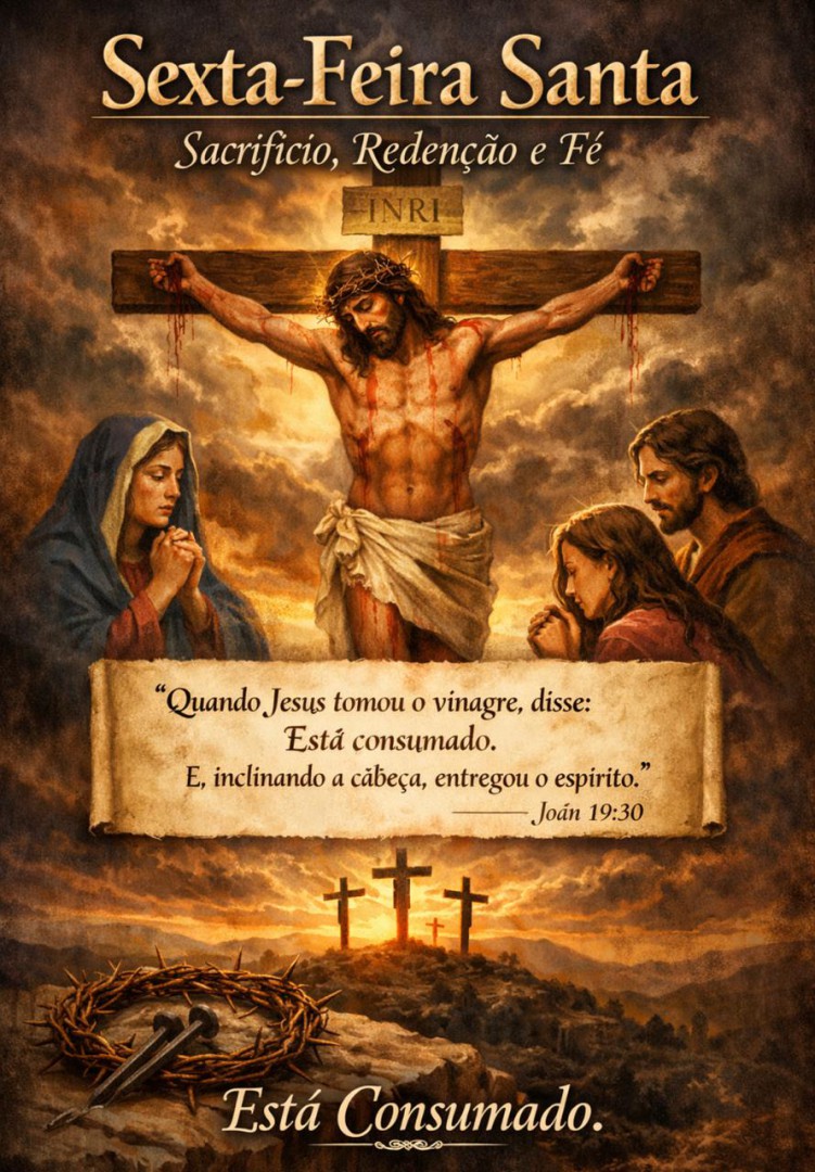 SEXTA-FEIRA SANTA: SACRIFÍCIO, REDENÇÃO E FÉ