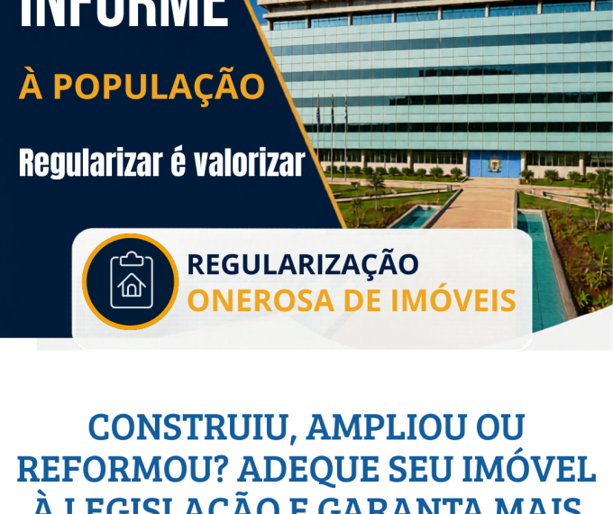 REGULARIZAÇÃO ONEROSA PERMITE ADEQUAÇÃO DE IMÓVEIS CONSTRUÍDOS EM DESACORDO COM A LEGISLAÇÃO URBANÍSTICA